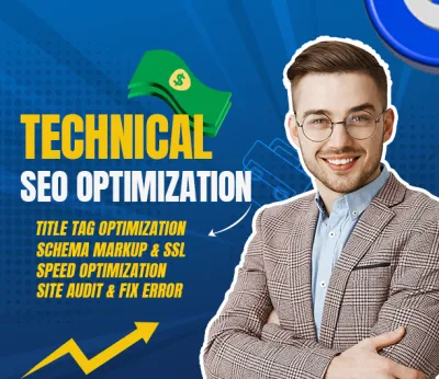 Technical SEO Optimization, Google Search Console, Analytics, and Indexing Optimization for 5 Page
